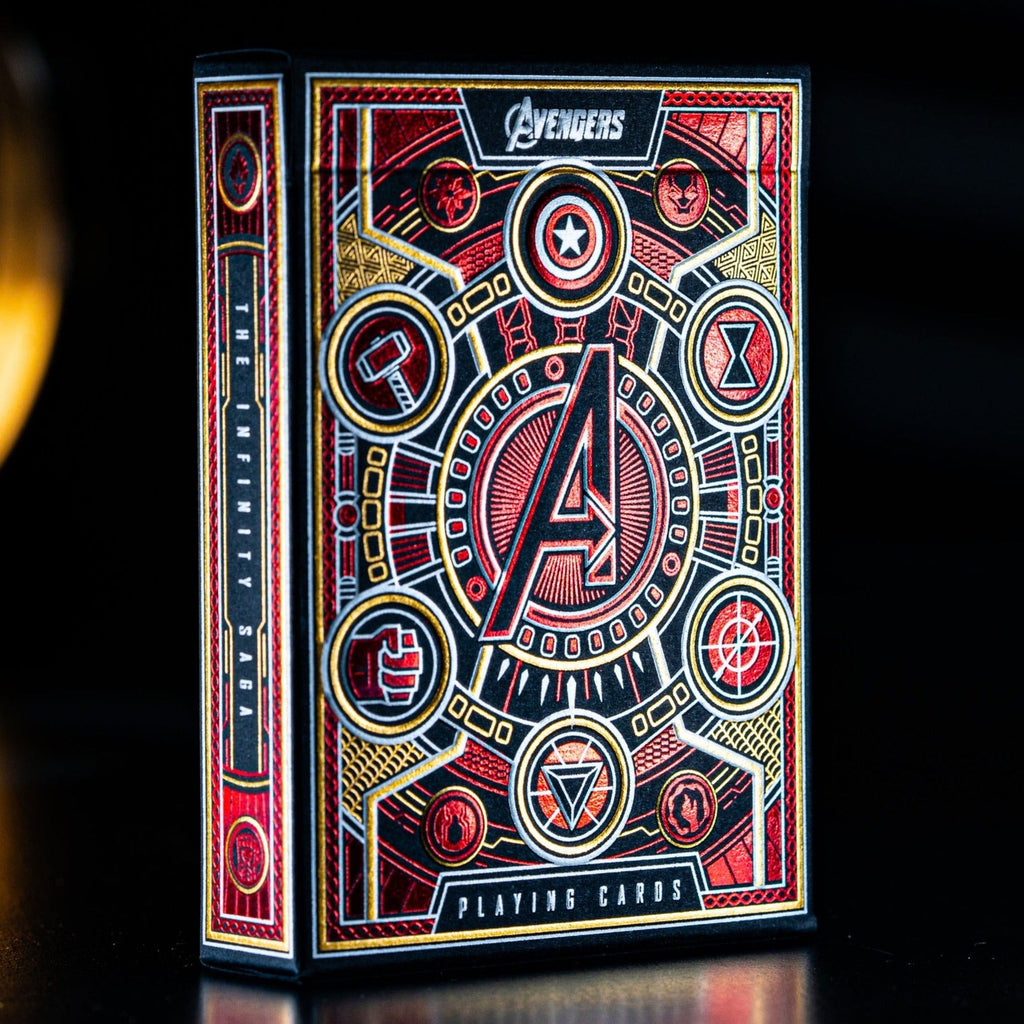 Productafbeelding Avengers - The Infinity Saga Speelkaarten Red Version