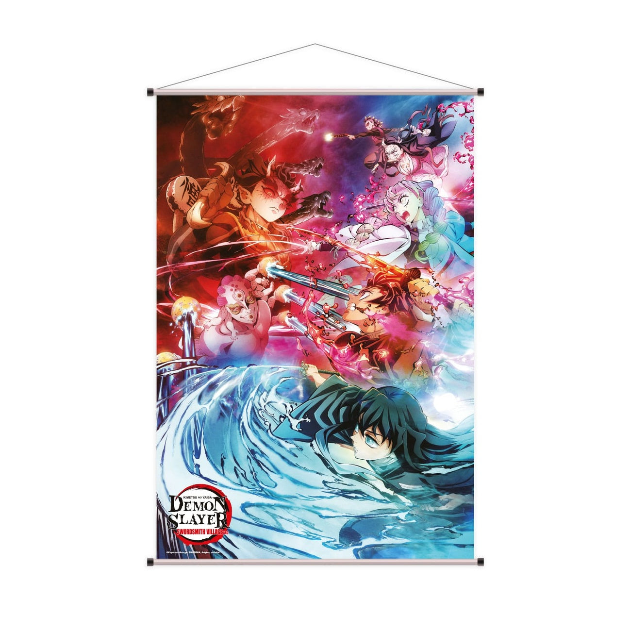 Productafbeelding Demon Slayer Wandkleed Swordsmith Village Arc Ver. B 60 x 90 cm