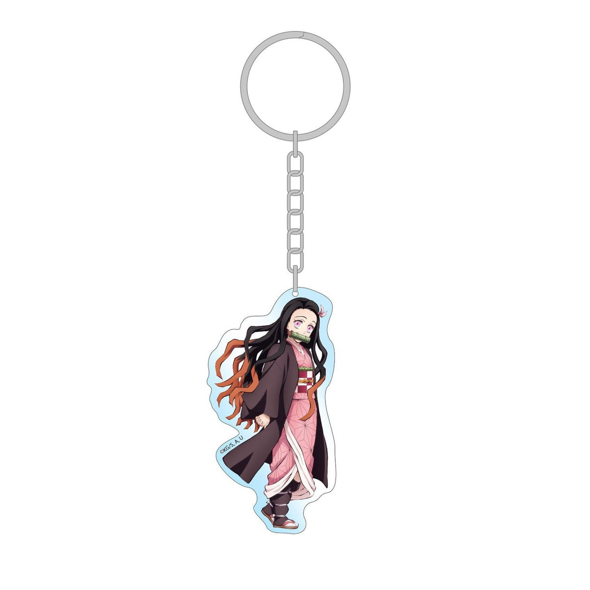 Productafbeelding Demon Slayer: Kimetsu no Yaiba Acryl Sleutelhanger Nezuko Holographic 7 cm