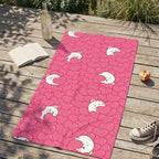 Productafbeelding Molang Handdoek Hearts 150 x 75 cm