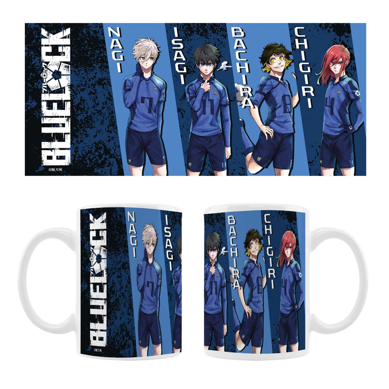 Product image Blue Lock Ceramic Mug Nagi, Isagi, Bachira & Chigiri