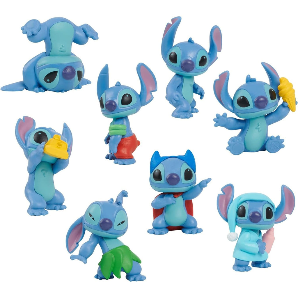 Productafbeelding Lilo & Stitch Minifiguren 8-Pack Stitch Collectible Figure Set 7 cm