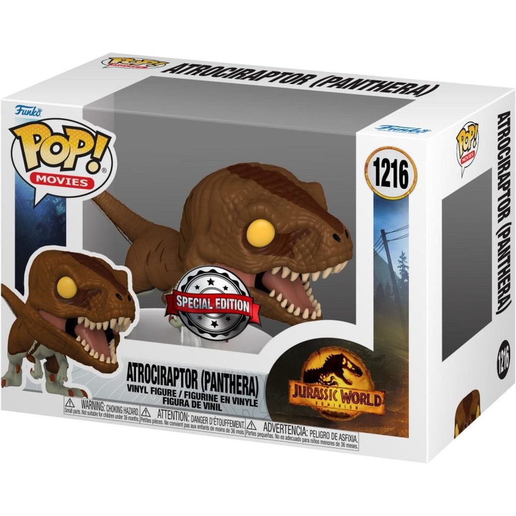 Productafbeelding Jurassic Park POP! Movies vinyl figuur Atrociraptor (Panthera) Exclusive 9 cm