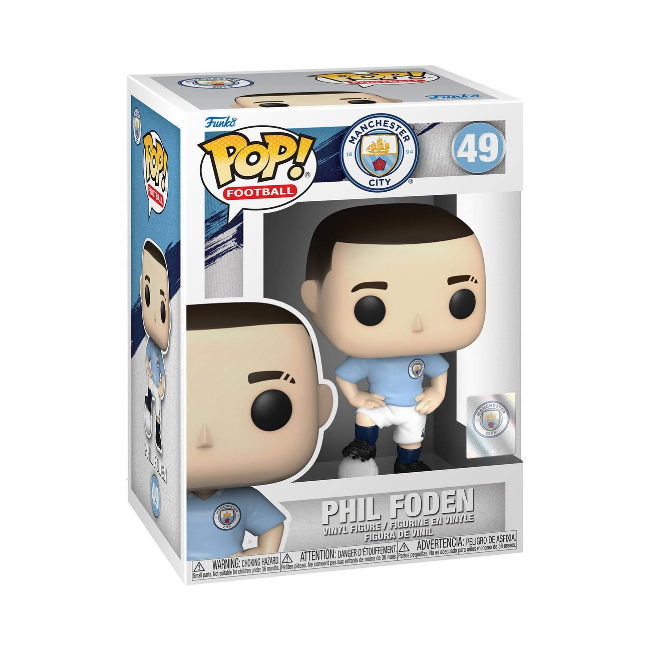 Productafbeelding Manchester City F.C. POP! Football vinylfiguur Phil Foden 9 cm