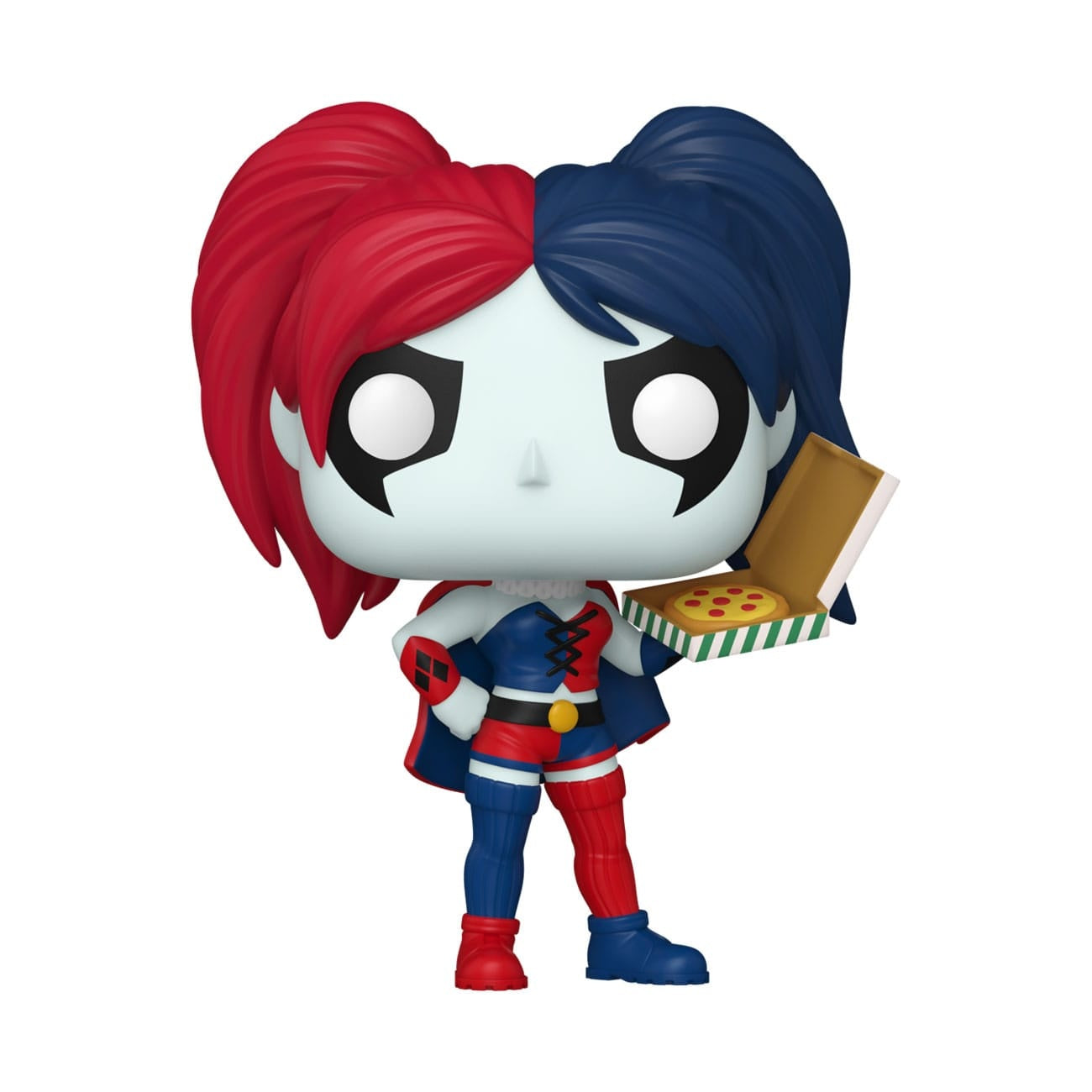Productafbeelding DC Comics: Harley Quinn Takeover POP! Heroes vinyl figuur Harley with Pizza 9 cm