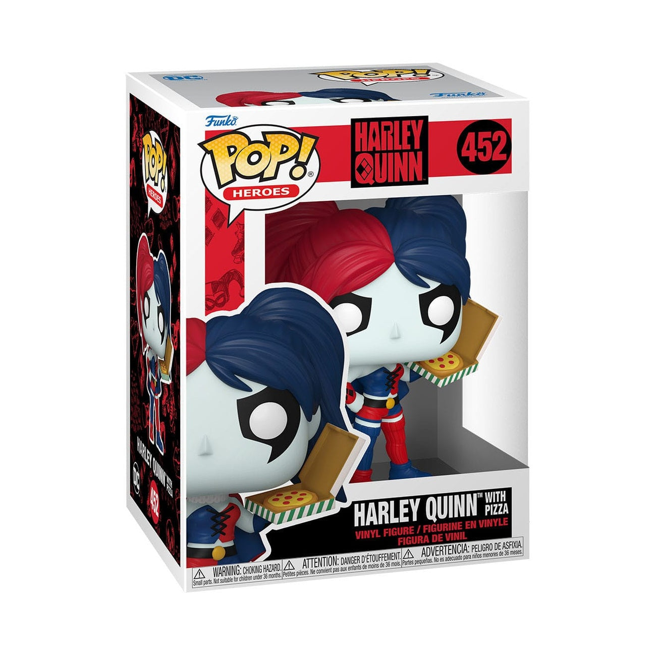 Productafbeelding DC Comics: Harley Quinn Takeover POP! Heroes vinyl figuur Harley with Pizza 9 cm