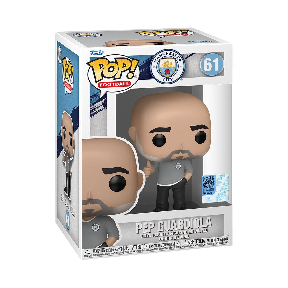 Productafbeelding EFL POP! Football vinylfiguur ManCity - Pep Guardiola 9 cm