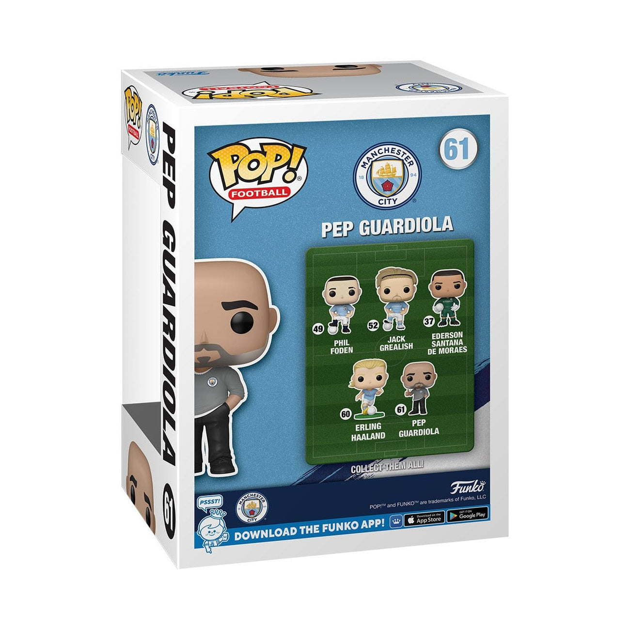 Productafbeelding EFL POP! Football vinylfiguur ManCity - Pep Guardiola 9 cm