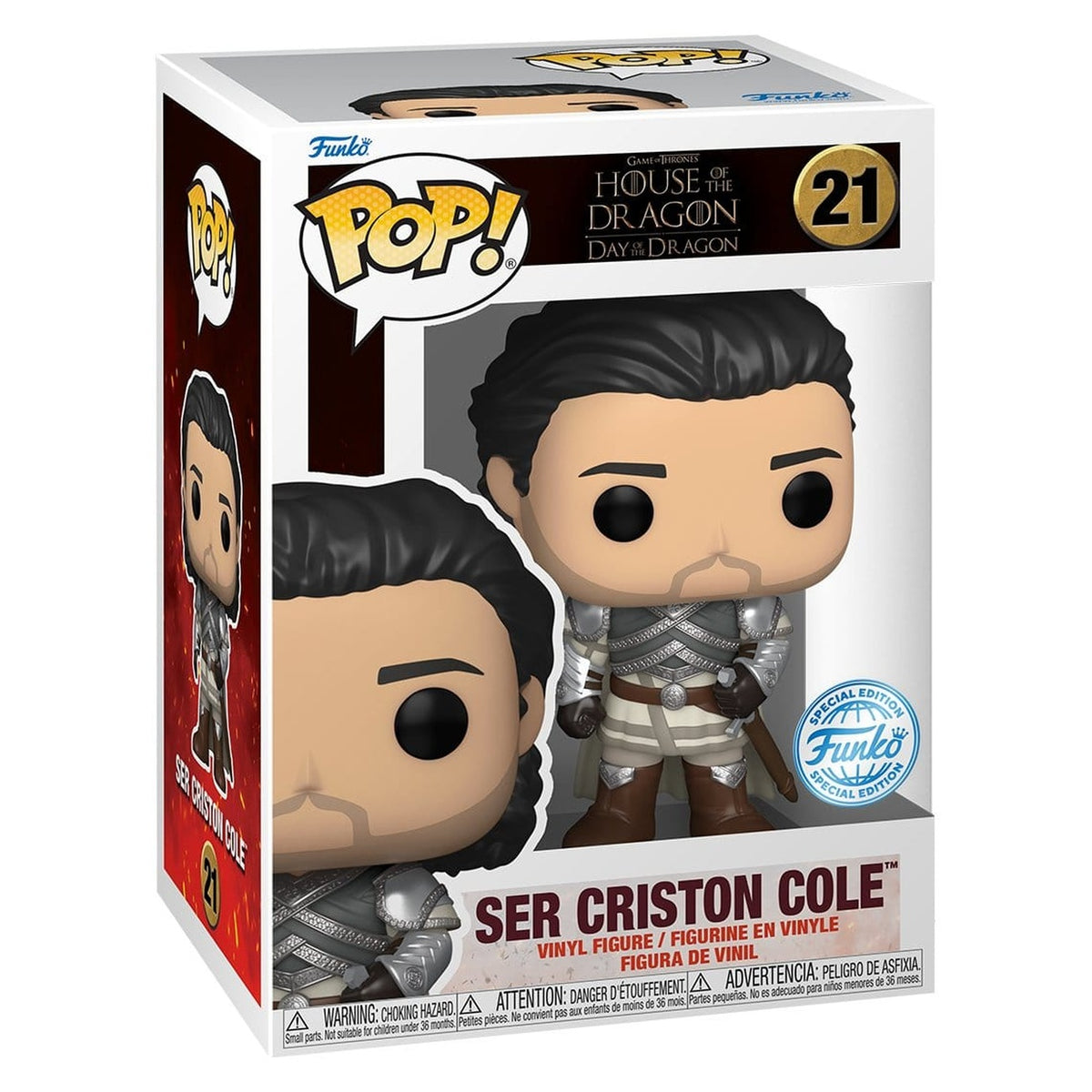 Productafbeelding House of the Dragon POP! Vinyl Figuur Ser Criston Cole Exclusive Edition 9 cm