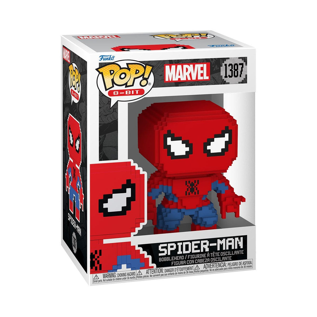 Productafbeelding Marvel POP! 8-Bit Vinyl Figuur Spider-Man 9 cm