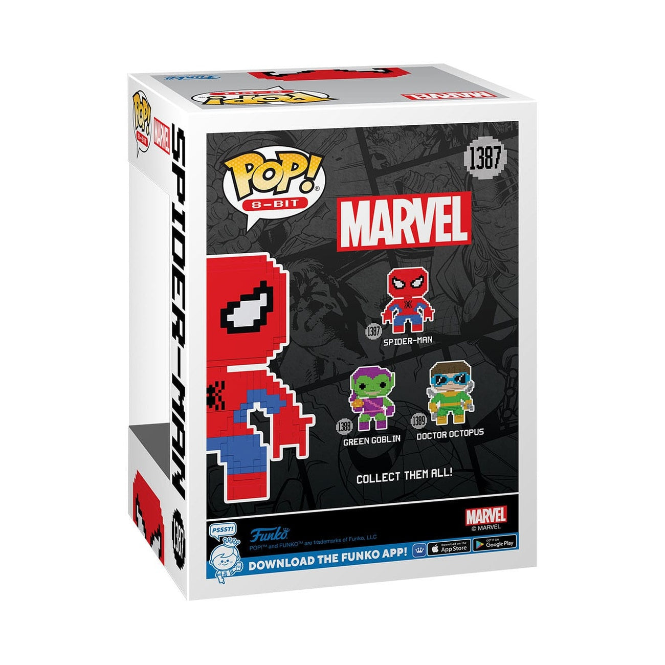Productafbeelding Marvel POP! 8-Bit Vinyl Figuur Spider-Man 9 cm