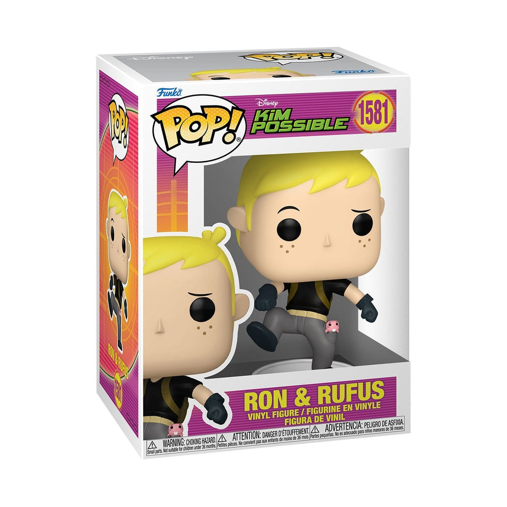 Productafbeelding Kim Possible POP! Vinyl Figuur Ron met Rufus 9 cm