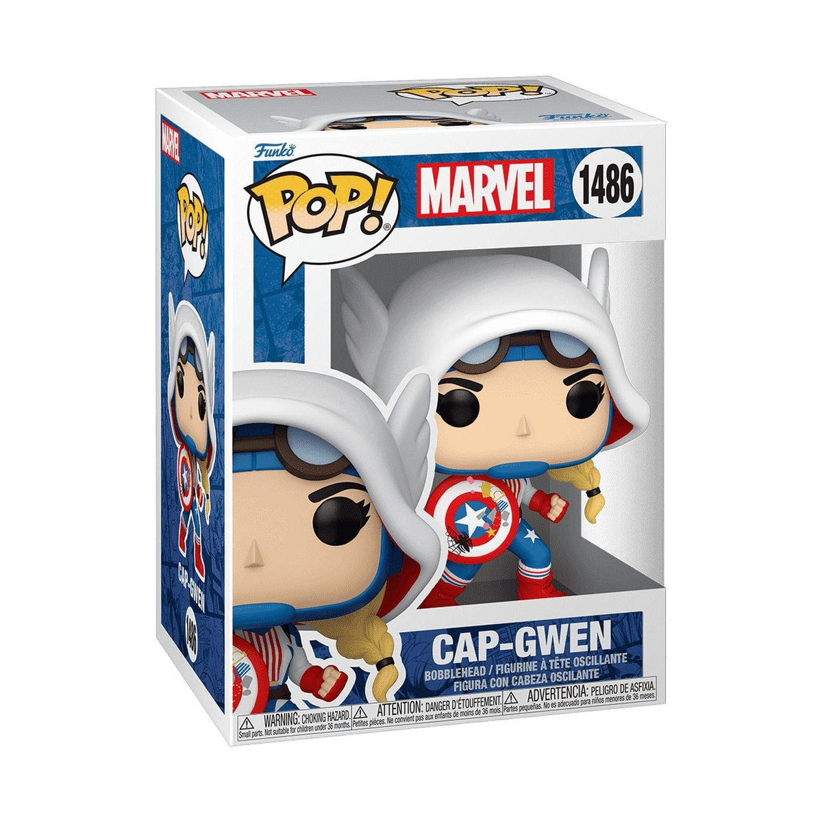 Productafbeelding Marvel POP! Vinyl Figuur Cap-Gwen 9 cm
