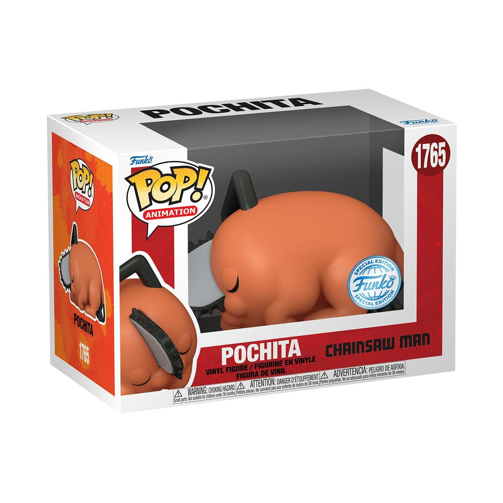 Productafbeelding Chainsaw Man POP! Movies vinylfiguur Sleeping Pochita heo Exclusive 9 cm