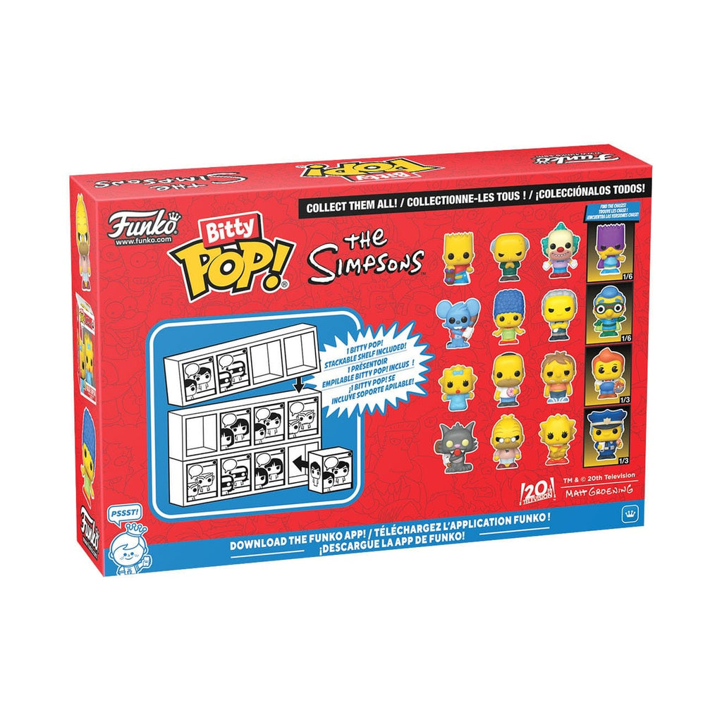 Productafbeelding The Simpsons Bitty POP! Vinyl Figuren 4-pack Series 2 2 cm