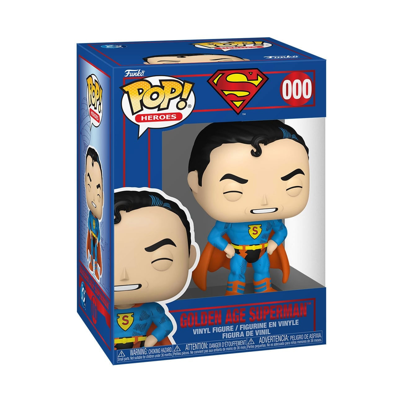 Productafbeelding DC Comics POP! Heroes vinylfiguur Golden Age Superman 9 cm
