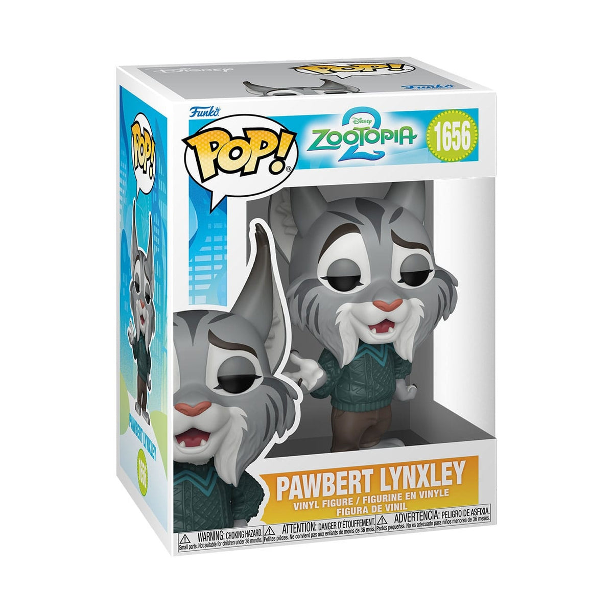 Productafbeelding Zootopia 2 POP! Movies vinylfiguur Pawbert Lynxley 9 cm