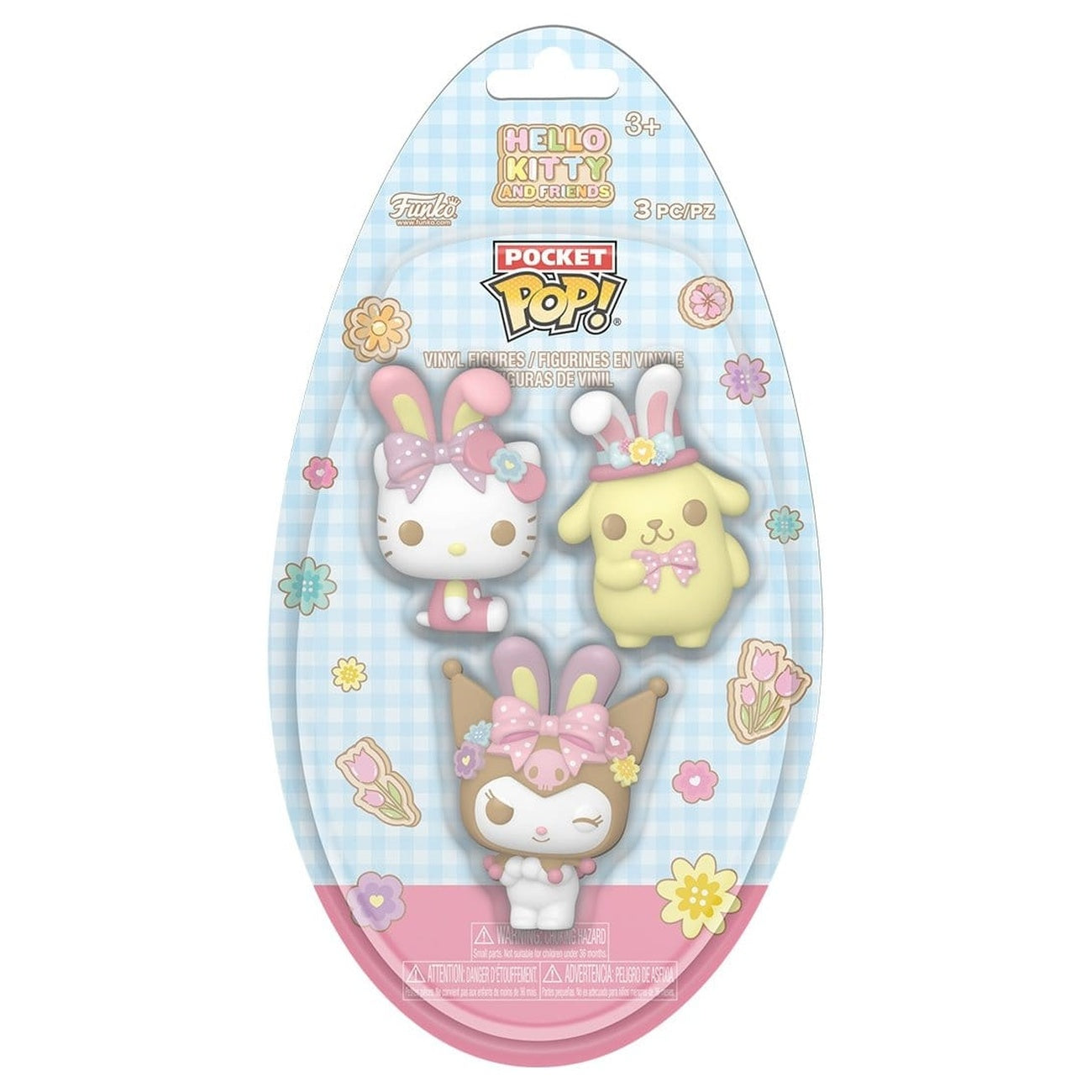 Productafbeelding Hello Kitty Pocket POP! Vinyl Figuren Easter Egg 3-pack HK 4 cm