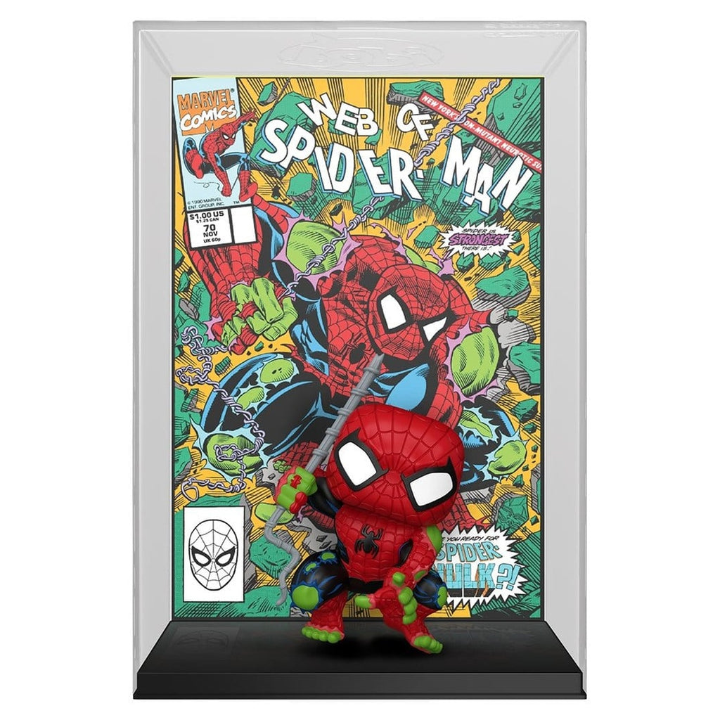 Productafbeelding Marvel POP! Comic Covers Vinyl Figuur Web of Spider-Man #70 (Spider-Hulk) 9 cm