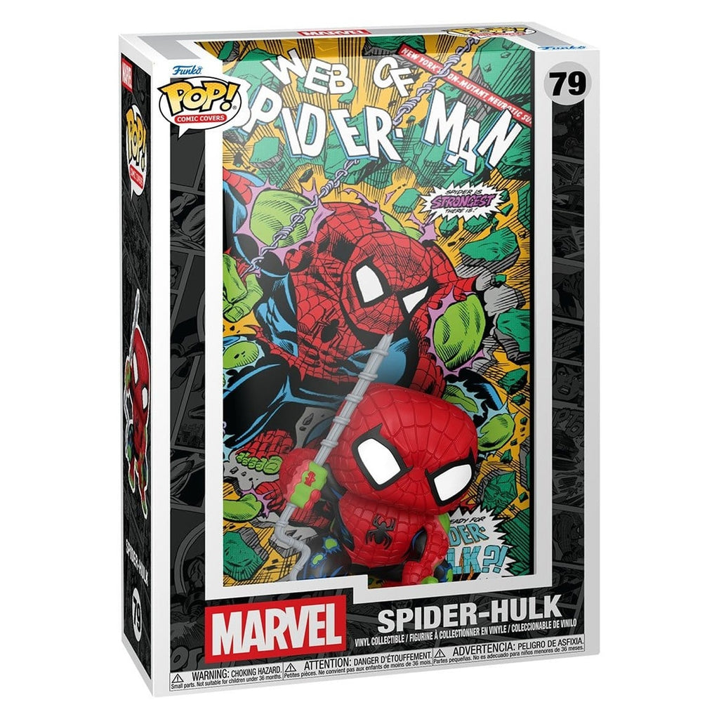 Productafbeelding Marvel POP! Comic Covers Vinyl Figuur Web of Spider-Man #70 (Spider-Hulk) 9 cm