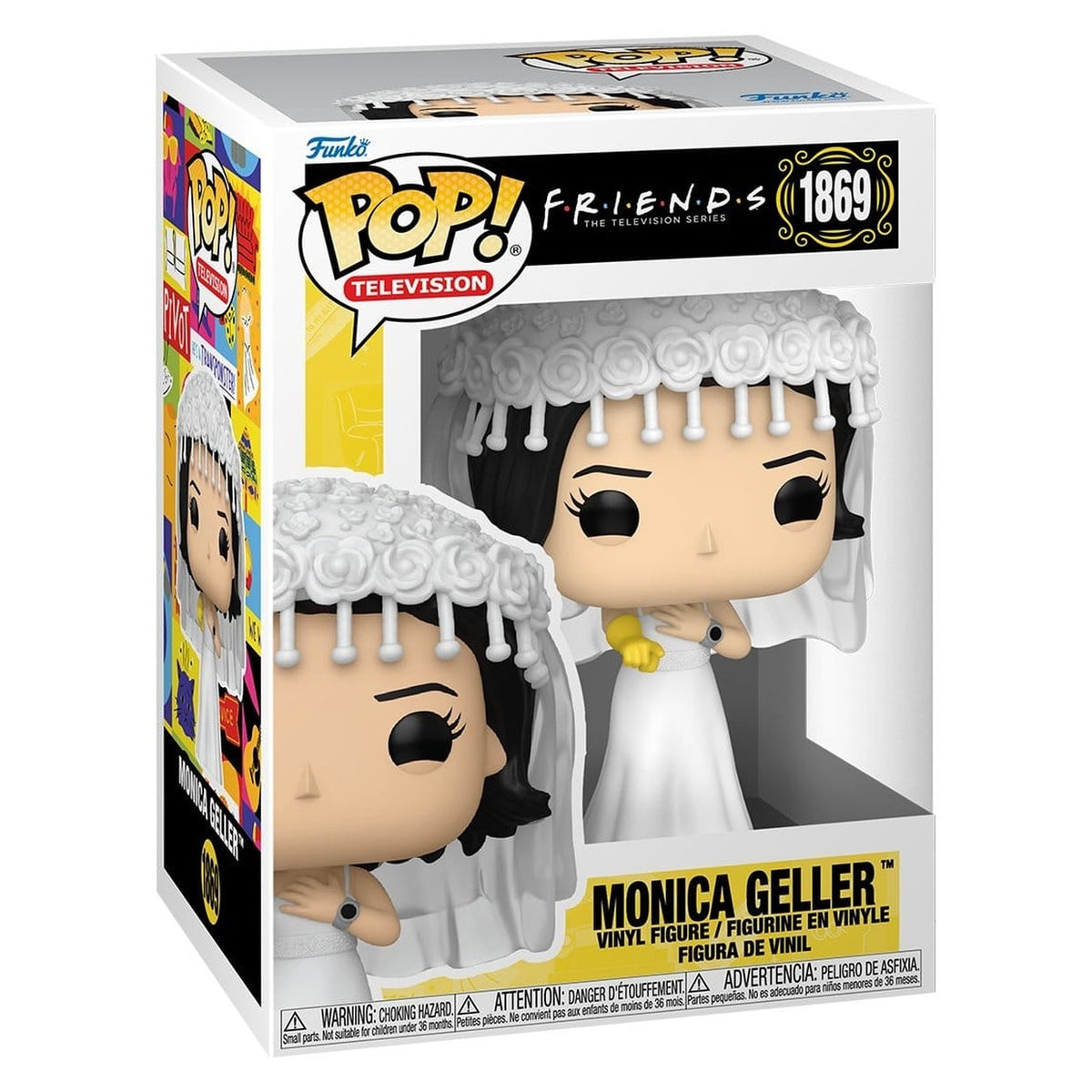 Productafbeelding Friends POP! TV Vinyl Figuur Monica Geller (Bruidsjurk) 9 cm