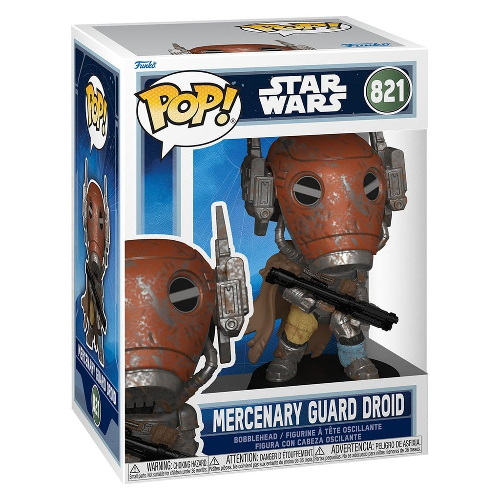 Productafbeelding Star Wars: The Mandalorian and Grogu POP! Vinyl bobblehead-figuur Mercenary Guard Droid 9 cm