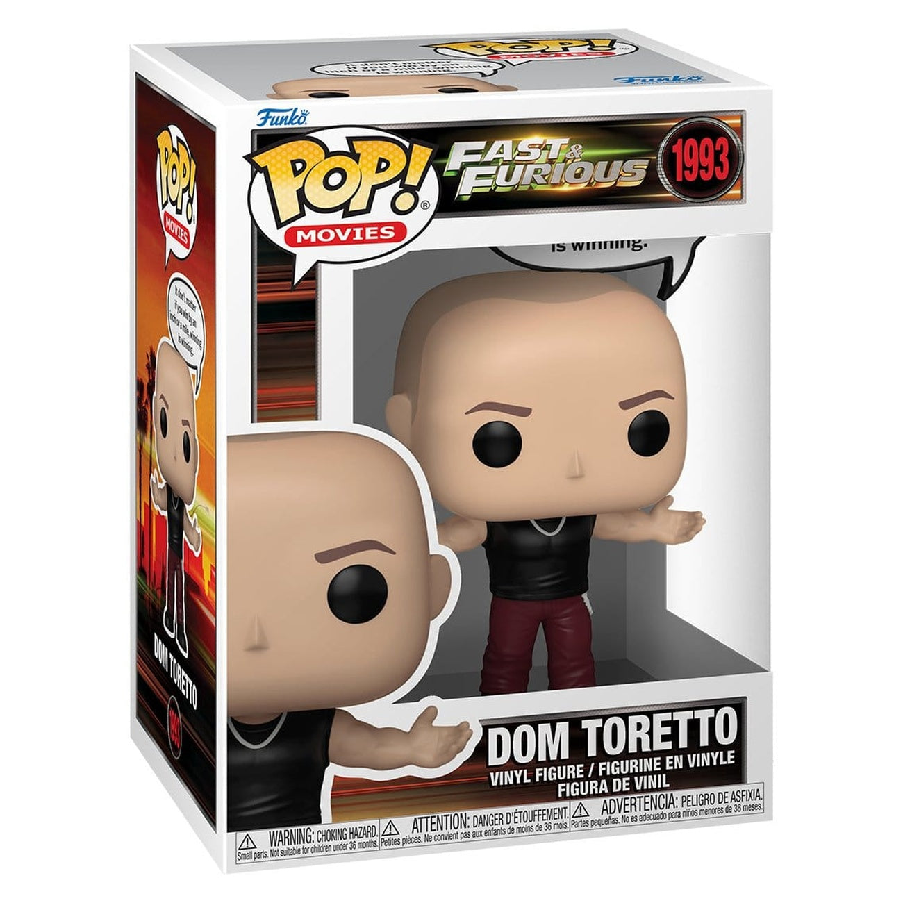 Product image Fast & Furious POP! Sayings Vinyl Figure Dominic Toretto 9 cm