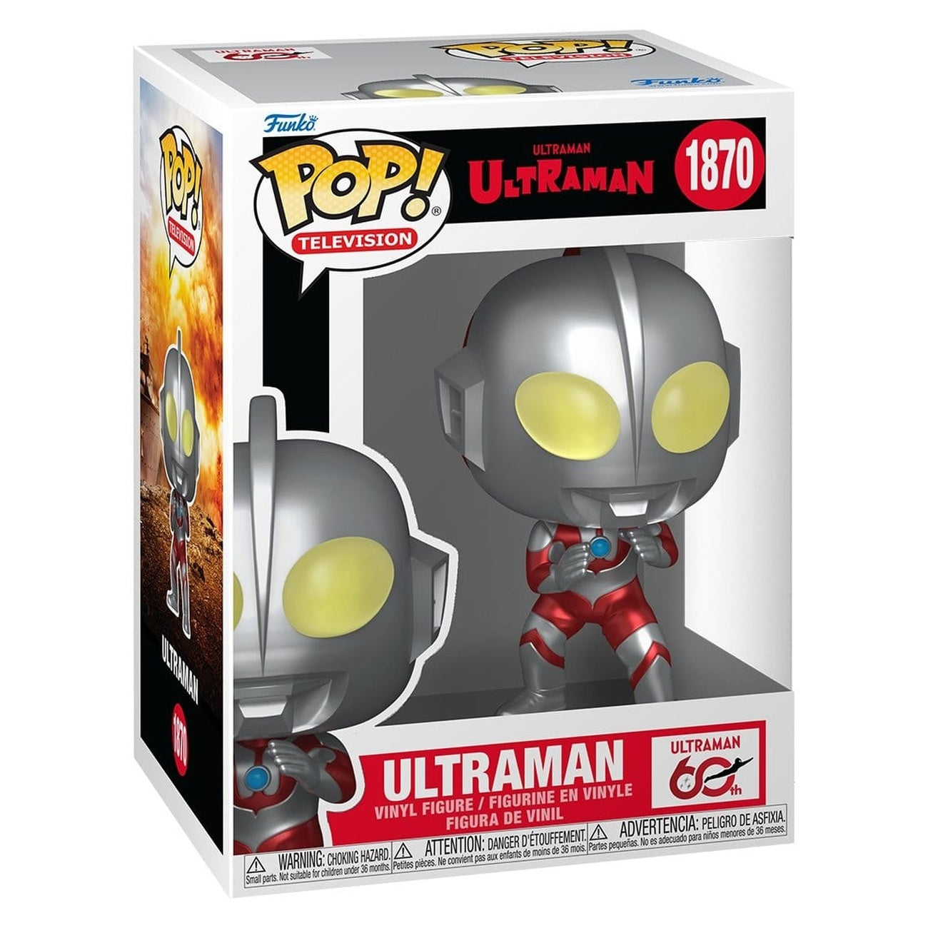 Productafbeelding Ultraman POP! Heroes Vinyl Figuur Ultraman (Metallic) 9 cm