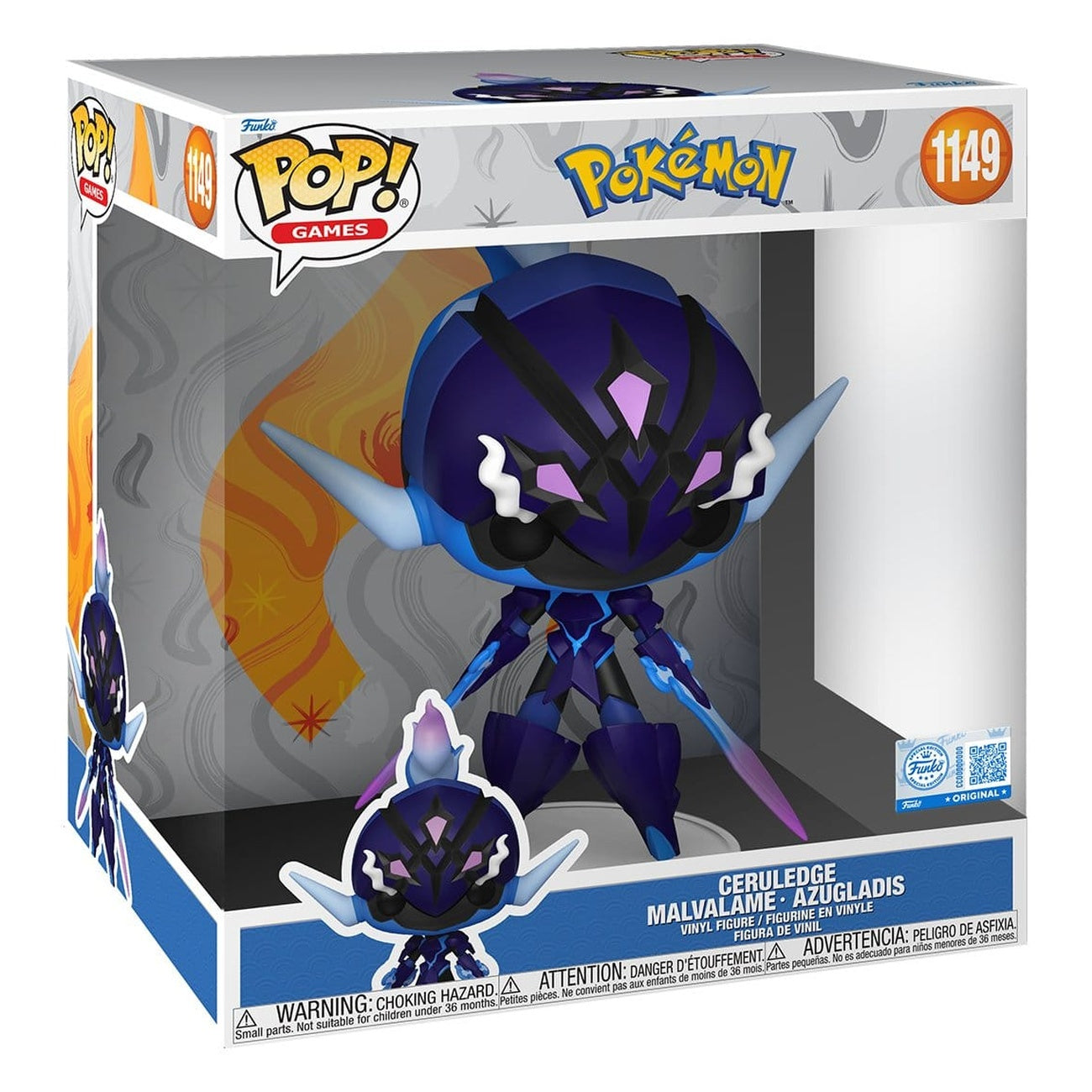 Productafbeelding Pokémon Super Sized Jumbo POP! Vinyl Figuur Ceruledge 25 cm