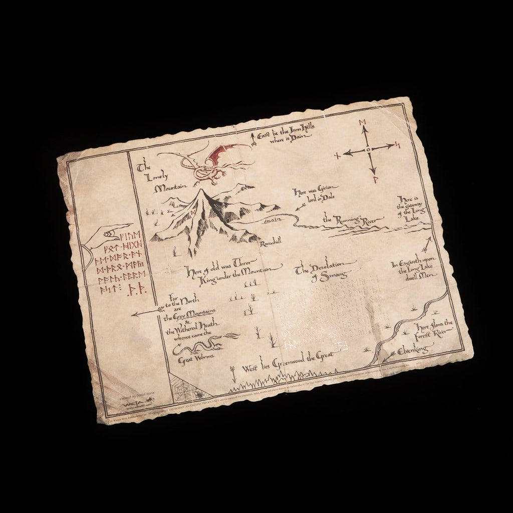 Productafbeelding De Hobbit artprint Thorin's Map 40 x 30 cm