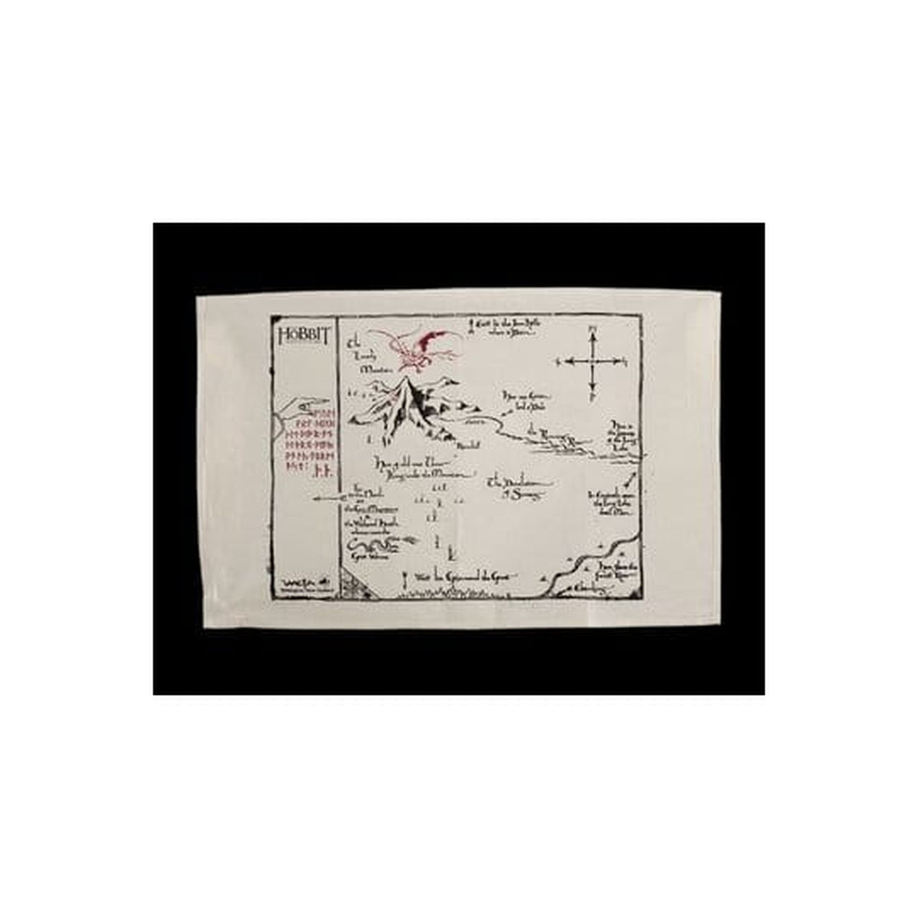 Product image The Hobbit Tea Towel Thorin's Map 72 cm