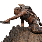 Productafbeelding In de Ban van de Ring mini statue Sharkû op Warg 18 cm