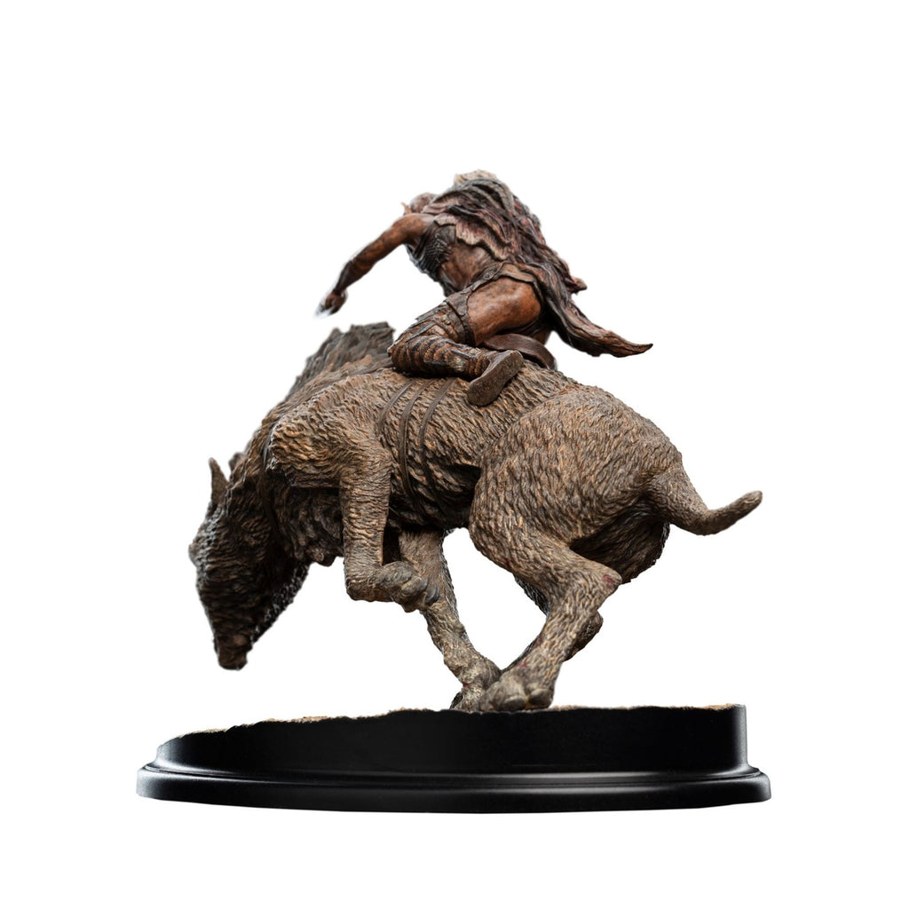 Productafbeelding In de Ban van de Ring mini statue Sharkû op Warg 18 cm