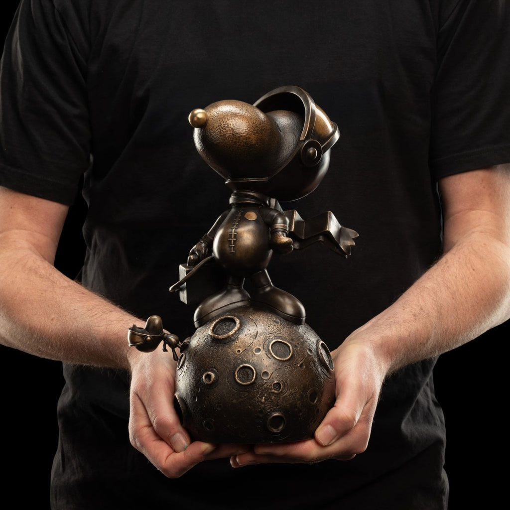 Productafbeelding The Peanuts Bronzen Beeld Snoopy: First Beagle on the Moon Limited Edition 29 cm