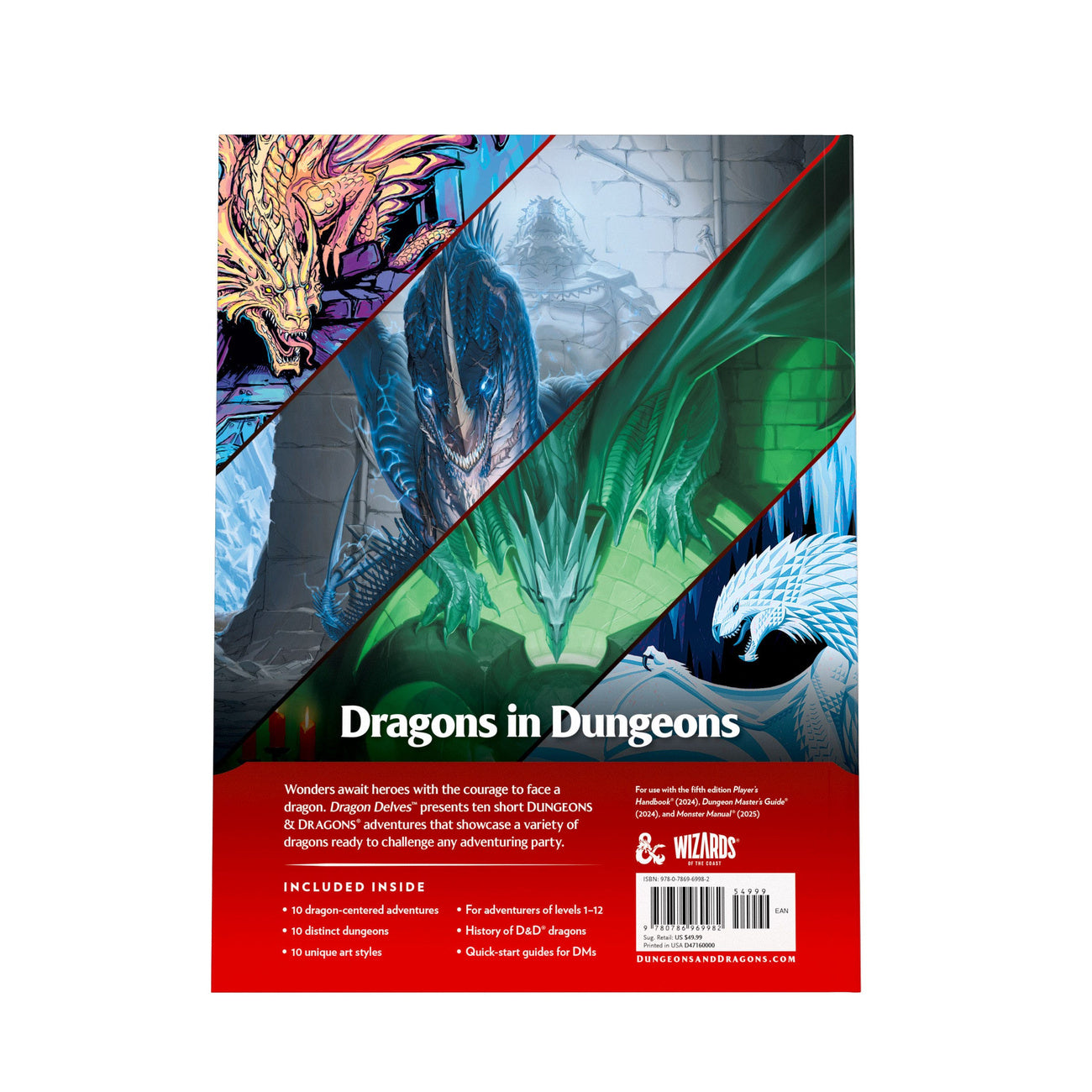 Productafbeelding Dungeons & Dragons RPG Dragon Delves: An Adventure Anthology Engels