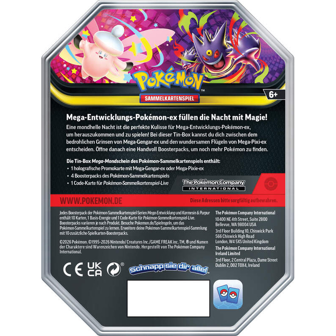 Productafbeelding Pokémon - Mega-Gengar-EX verzamelkaartbox