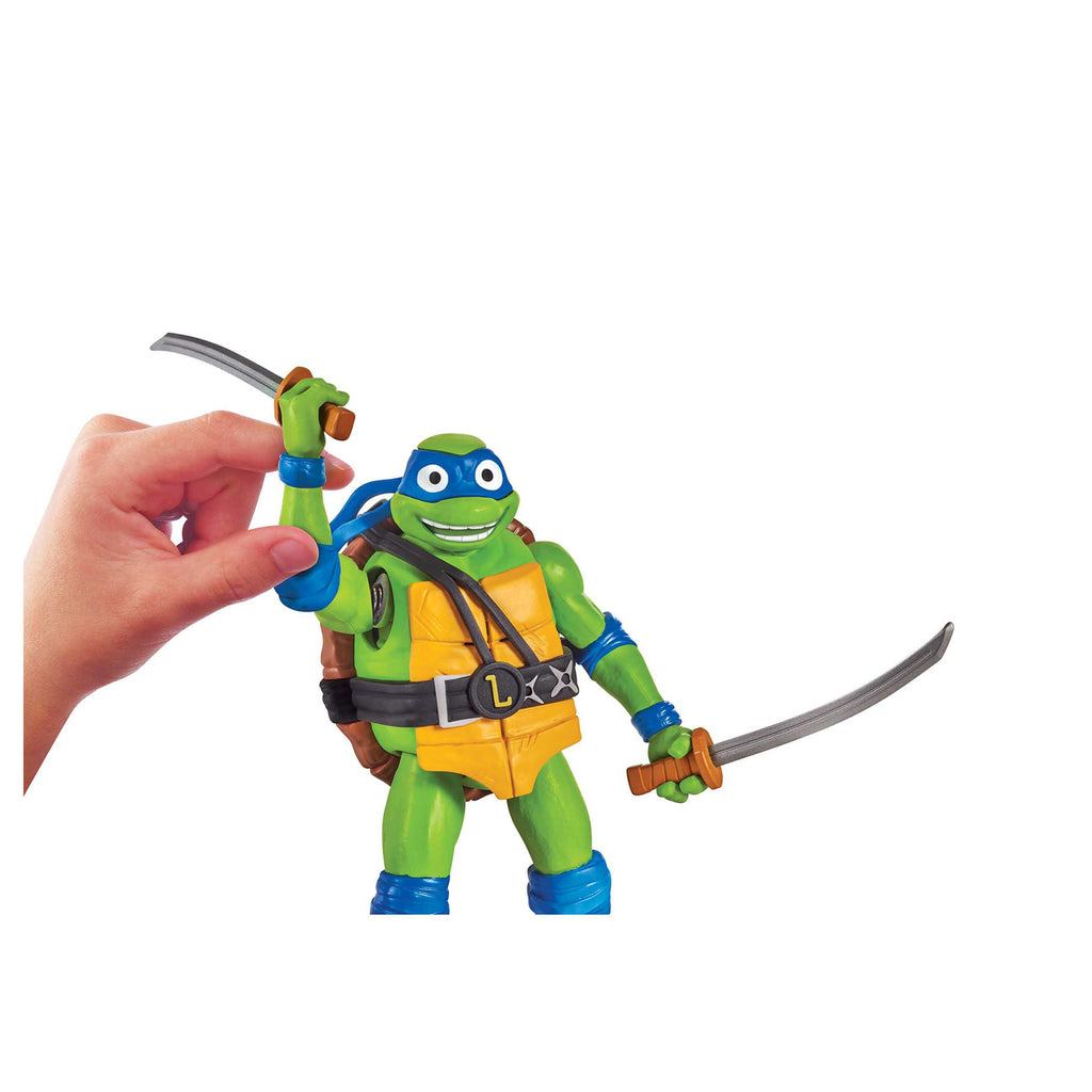 Productafbeelding Teenage Mutant Ninja Turtles: Mutant Mayhem Ninja Shouts actiefiguur Leonardo 14 cm