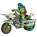 Productafbeelding Teenage Mutant Ninja Turtles: Mutant Mayhem Drive N Kick actiefiguur Leonardo & motor 11 cm