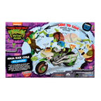 Productafbeelding Teenage Mutant Ninja Turtles: Mutant Mayhem Drive N Kick actiefiguur Leonardo & motor 11 cm