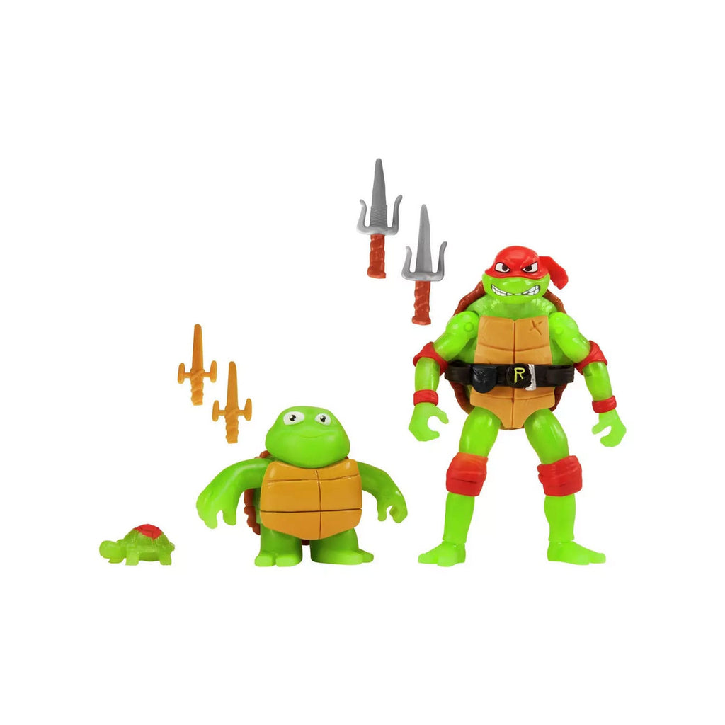 Productafbeelding Teenage Mutant Ninja Turtles: Mutant Mayhem Actiefiguren 3-pack Raphael Evolutie 10 cm