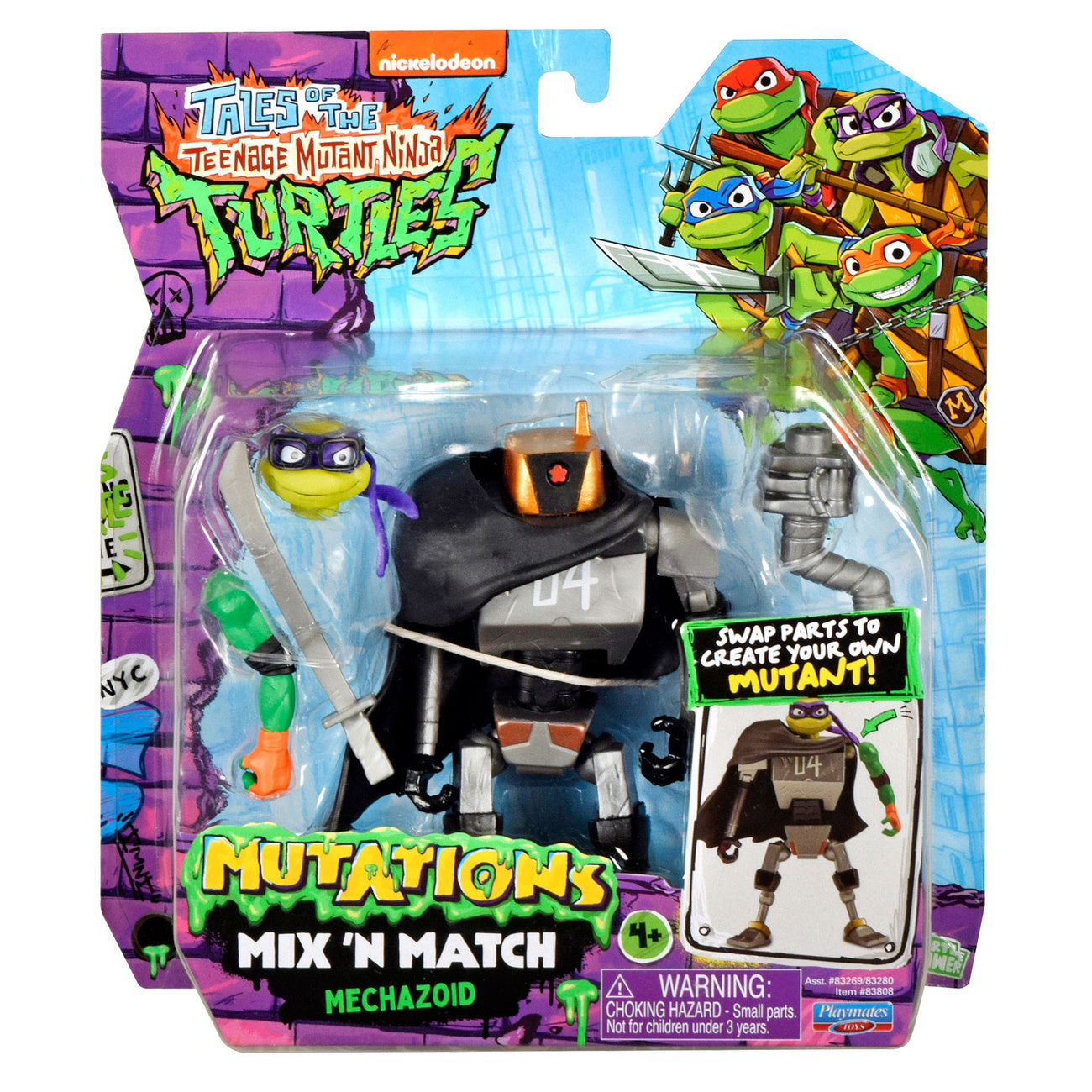Product image Tales of the Teenage Mutant Ninja Turtles Mix 'n Match Mechazoid Action Figure 12 cm