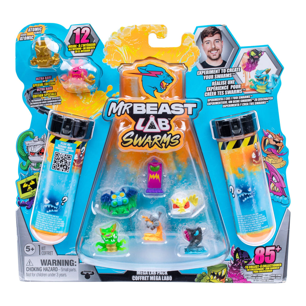 Productafbeelding MrBeast Lab Swarms minifiguren 12-pack Mega Lab 4 3 cm assortiment (4)