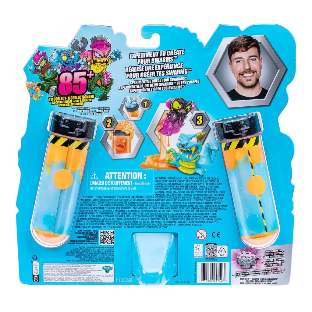 Productafbeelding MrBeast Lab Swarms minifiguren 12-pack Mega Lab 4 3 cm assortiment (4)