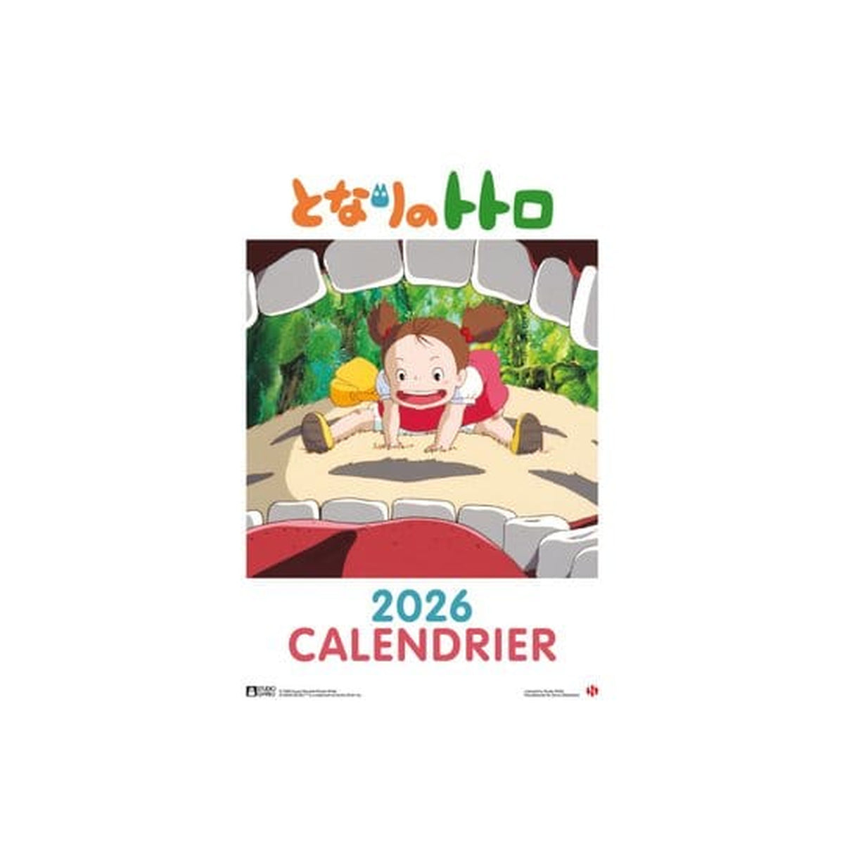 Productafbeelding Mijn buur Totoro Kalender 2026 *Franse versie*