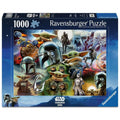 Productafbeelding The Mandalorian and Grogu puzzel (1000 stukjes)