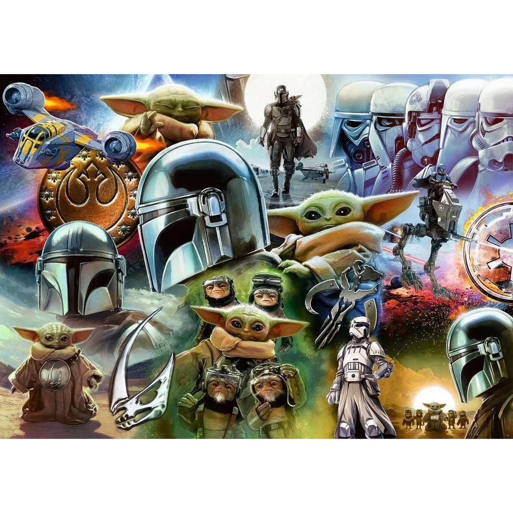 Productafbeelding The Mandalorian and Grogu puzzel (1000 stukjes)