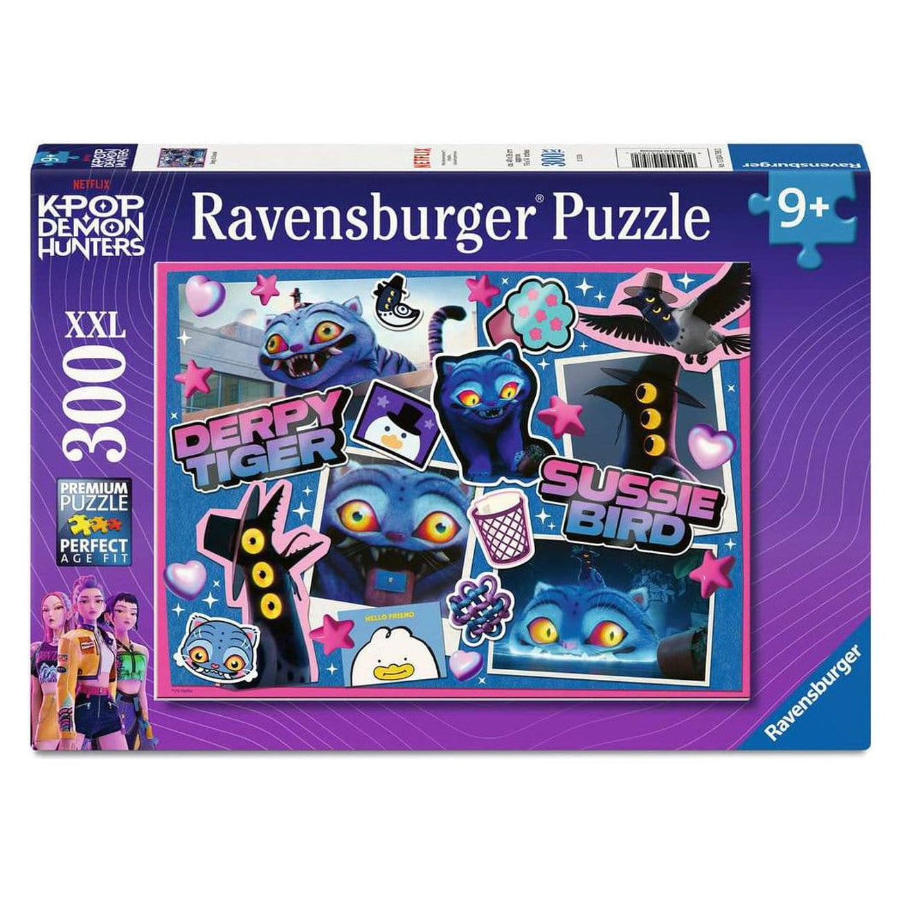 Productafbeelding KPop Demon Hunters kinderpuzzel Derpy & Sussie (300 XXL-stukjes)