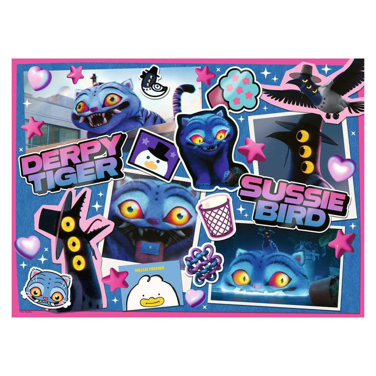 Productafbeelding KPop Demon Hunters kinderpuzzel Derpy & Sussie (300 XXL-stukjes)