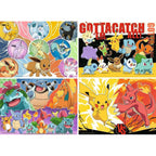 Productafbeelding Pokémon Puzzels 4-pack Pokémon-Vrienden (4x100 stukjes)