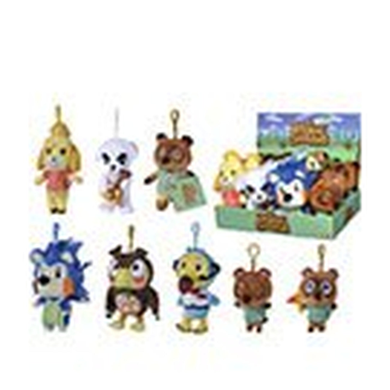 Productafbeelding Animal Crossing Pluchen Sleutelhanger Residents 15 cm Assortiment (12)